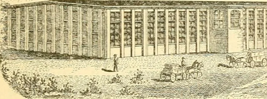 An illustration from Official American textile directory; containing reports of all the textile manufacturing establishments in the United States and Canada, together with the yarn trade index ... Comp. annually by the Textile world journal, 1901, leaf 86