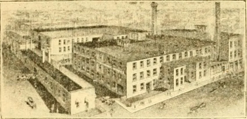 An illustration from Official American textile directory; containing reports of all the textile manufacturing establishments in the United States and Canada, together with the yarn trade index ... Comp. annually by the Textile world journal, 1901, leaf 99