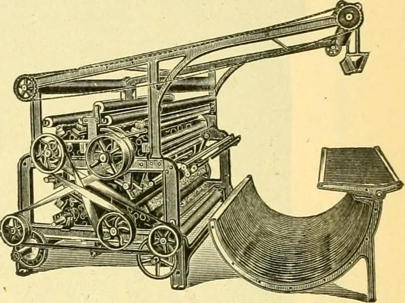 An illustration from Official American textile directory; containing reports of all the textile manufacturing establishments in the United States and Canada, together with the yarn trade index ... Comp. annually by the Textile world journal, 1906, leaf 17