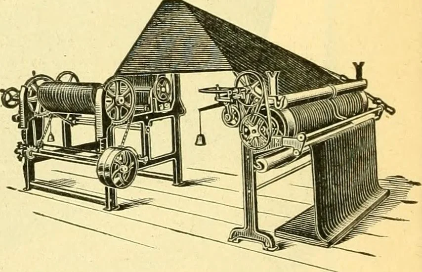 An illustration from Official American textile directory; containing reports of all the textile manufacturing establishments in the United States and Canada, together with the yarn trade index ... Comp. annually by the Textile world journal, 1906, leaf 17