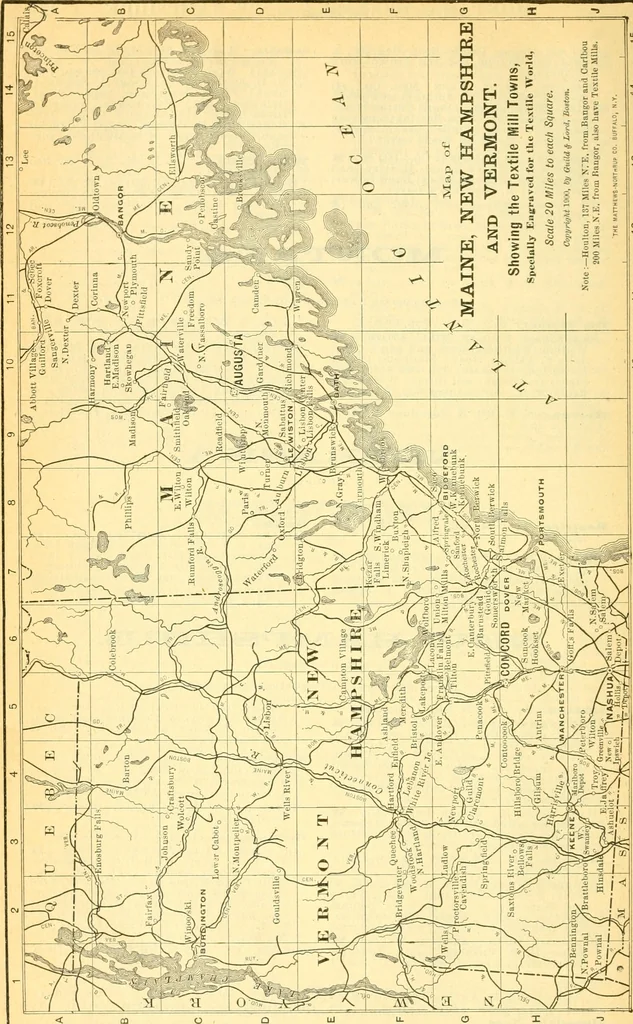 An illustration from Official American textile directory; containing reports of all the textile manufacturing establishments in the United States and Canada, together with the yarn trade index ... Comp. annually by the Textile world journal, 1906, leaf 173