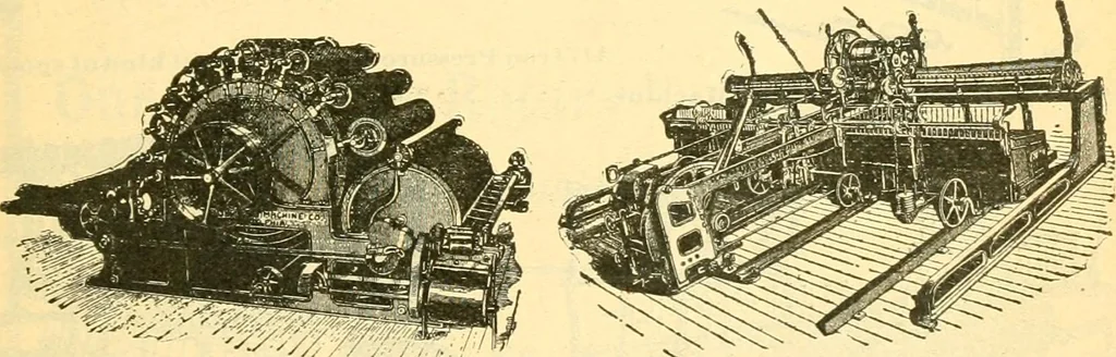 An illustration from Official American textile directory; containing reports of all the textile manufacturing establishments in the United States and Canada, together with the yarn trade index ... Comp. annually by the Textile world journal, 1906, leaf 18
