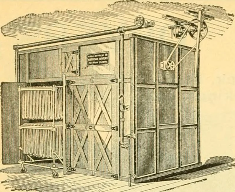 An illustration from Official American textile directory; containing reports of all the textile manufacturing establishments in the United States and Canada, together with the yarn trade index ... Comp. annually by the Textile world journal, 1906, leaf 19