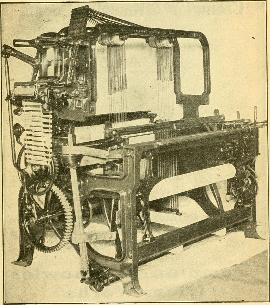An illustration from Official American textile directory; containing reports of all the textile manufacturing establishments in the United States and Canada, together with the yarn trade index ... Comp. annually by the Textile world journal, 1906, leaf 22