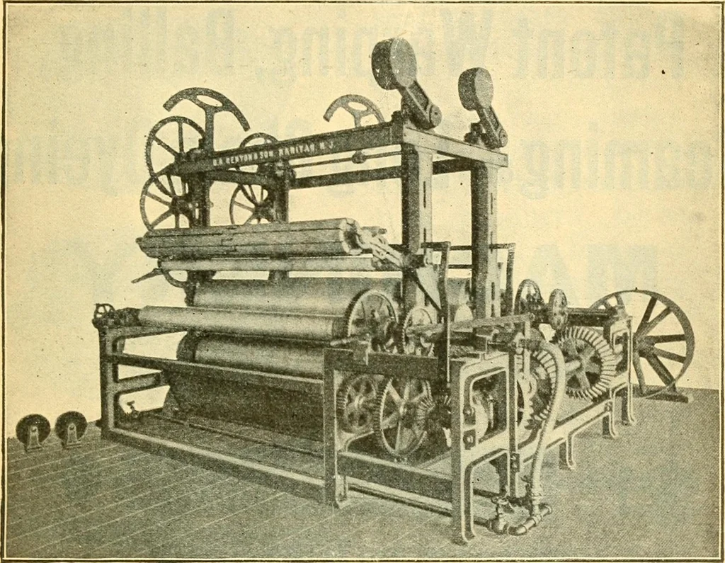 An illustration from Official American textile directory; containing reports of all the textile manufacturing establishments in the United States and Canada, together with the yarn trade index ... Comp. annually by the Textile world journal, 1906, leaf 28
