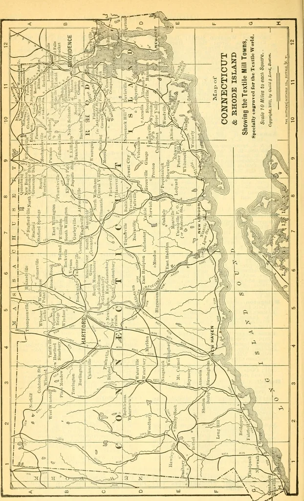 An illustration from Official American textile directory; containing reports of all the textile manufacturing establishments in the United States and Canada, together with the yarn trade index ... Comp. annually by the Textile world journal, 1906, leaf 327