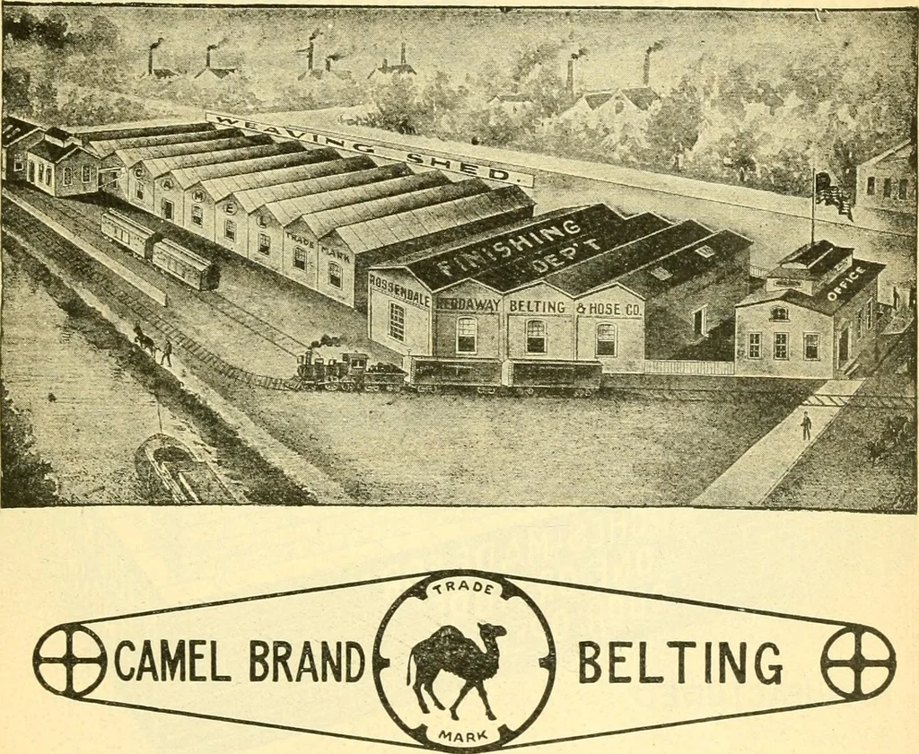 An illustration from Official American textile directory; containing reports of all the textile manufacturing establishments in the United States and Canada, together with the yarn trade index ... Comp. annually by the Textile world journal, 1906, leaf 42