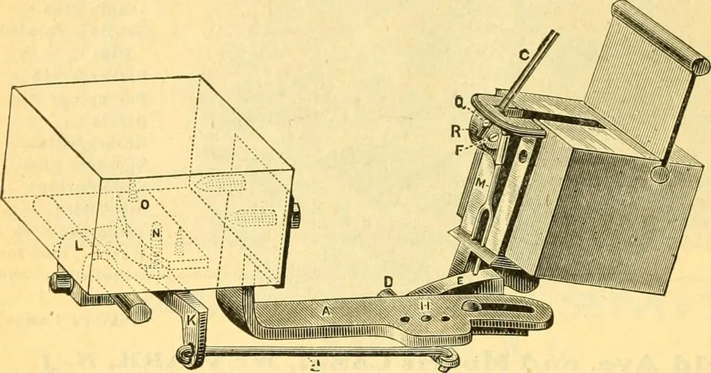 An illustration from Official American textile directory; containing reports of all the textile manufacturing establishments in the United States and Canada, together with the yarn trade index ... Comp. annually by the Textile world journal, 1906, leaf 577