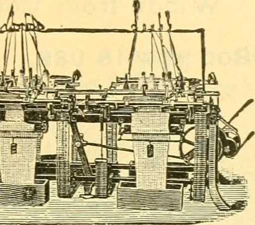 An illustration from Official American textile directory; containing reports of all the textile manufacturing establishments in the United States and Canada, together with the yarn trade index ... Comp. annually by the Textile world journal, 1906, leaf 590
