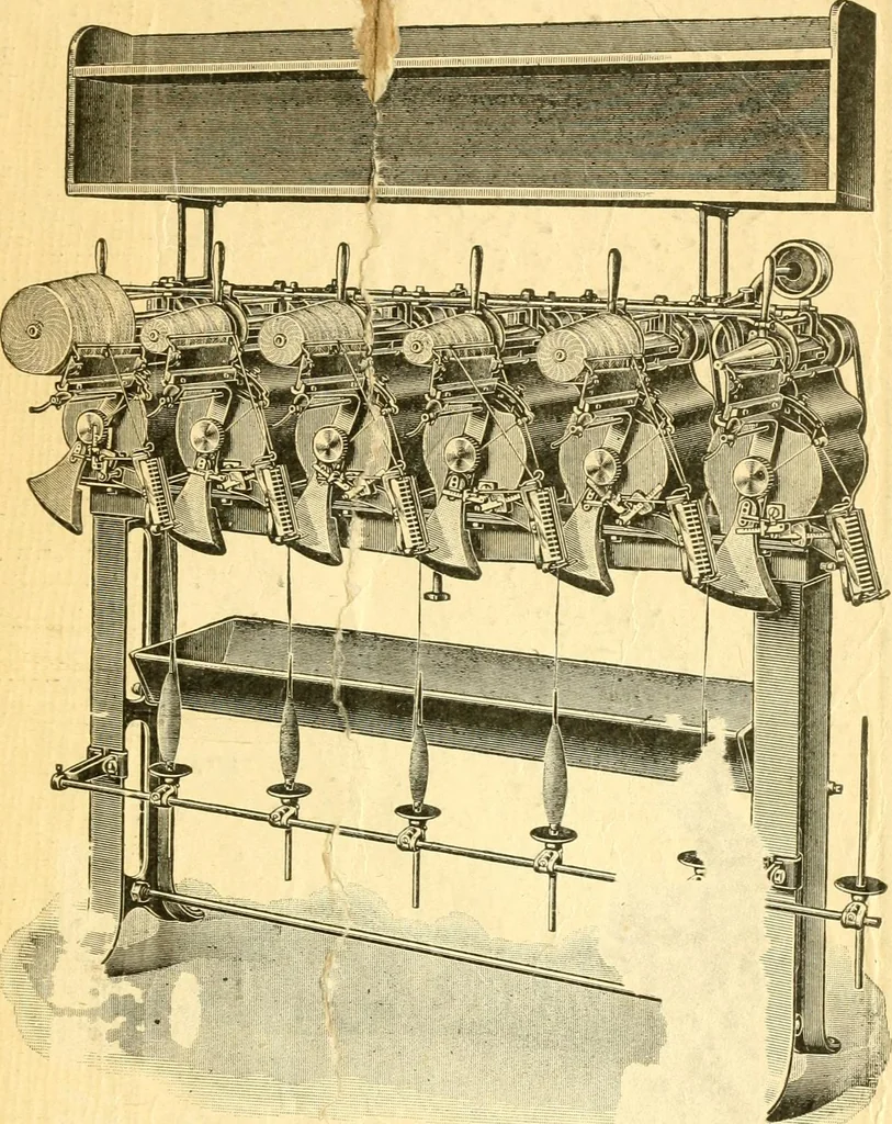 An illustration from Official American textile directory; containing reports of all the textile manufacturing establishments in the United States and Canada, together with the yarn trade index ... Comp. annually by the Textile world journal, 1906, leaf 596
