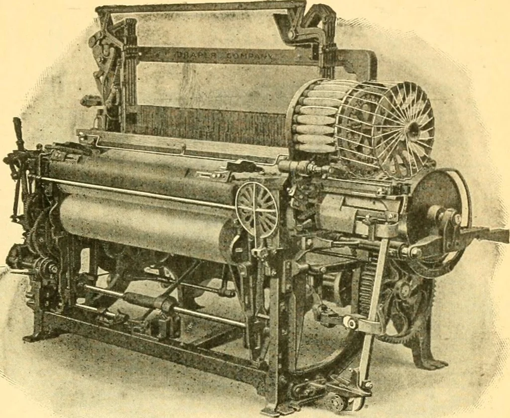An illustration from Official American textile directory; containing reports of all the textile manufacturing establishments in the United States and Canada, together with the yarn trade index ... Comp. annually by the Textile world journal, 1906, leaf 6