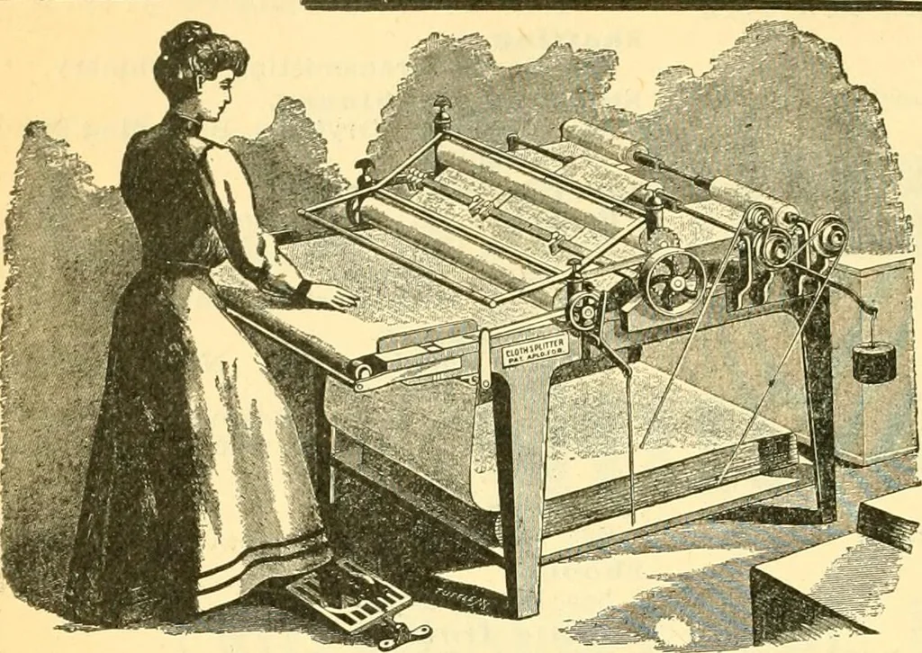An illustration from Official American textile directory; containing reports of all the textile manufacturing establishments in the United States and Canada, together with the yarn trade index ... Comp. annually by the Textile world journal, 1906, leaf 77