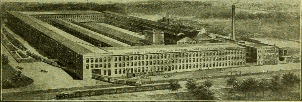 An illustration from Official American textile directory; containing reports of all the textile manufacturing establishments in the United States and Canada, together with the yarn trade index ... Comp. annually by the Textile world journal, 1913, leaf 12