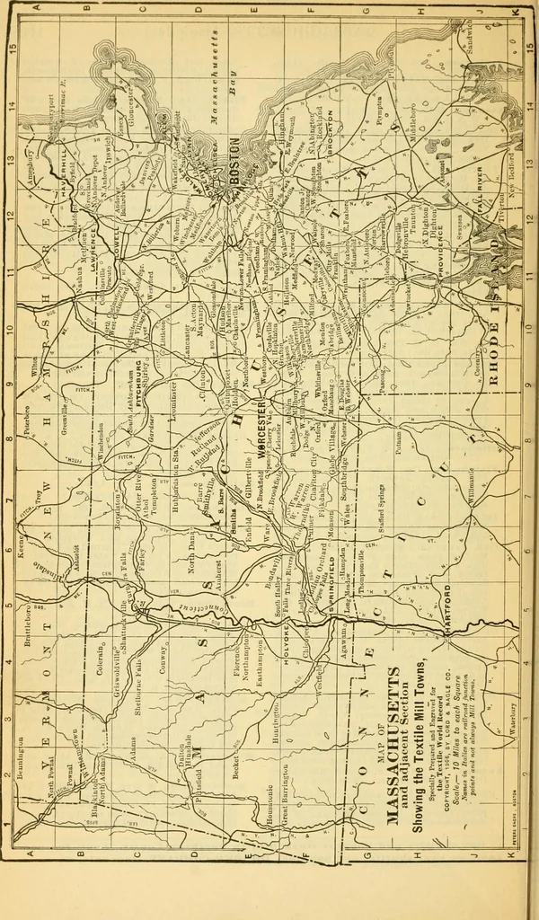 An illustration from Official American textile directory; containing reports of all the textile manufacturing establishments in the United States and Canada, together with the yarn trade index ... Comp. annually by the Textile world journal, 1913, leaf 149