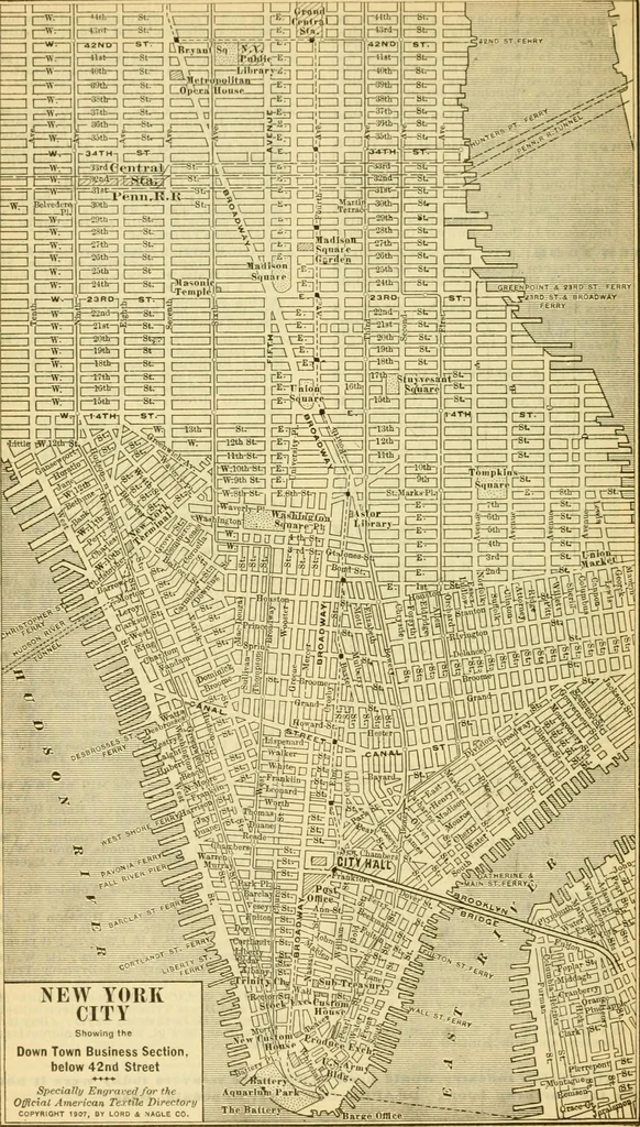 An illustration from Official American textile directory; containing reports of all the textile manufacturing establishments in the United States and Canada, together with the yarn trade index ... Comp. annually by the Textile world journal, 1913, leaf 243