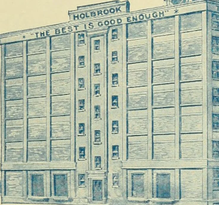 An illustration from Official American textile directory; containing reports of all the textile manufacturing establishments in the United States and Canada, together with the yarn trade index ... Comp. annually by the Textile world journal, 1913, leaf 32