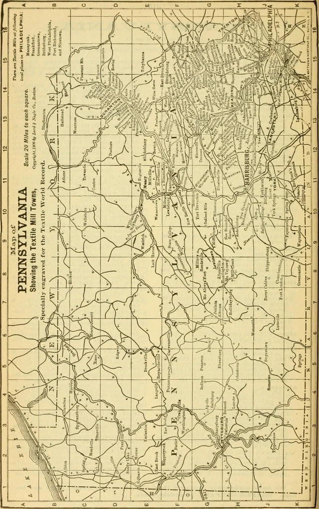 An illustration from Official American textile directory; containing reports of all the textile manufacturing establishments in the United States and Canada, together with the yarn trade index ... Comp. annually by the Textile world journal, 1913, leaf 333
