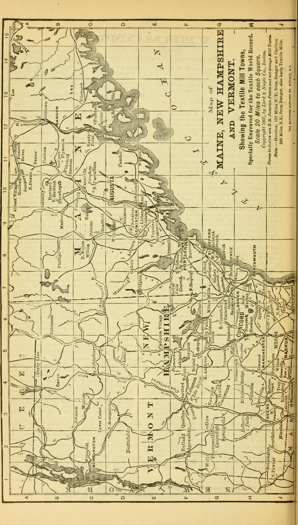 An illustration from Official American textile directory; containing reports of all the textile manufacturing establishments in the United States and Canada, together with the yarn trade index ... Comp. annually by the Textile world journal, 1913, leaf 397