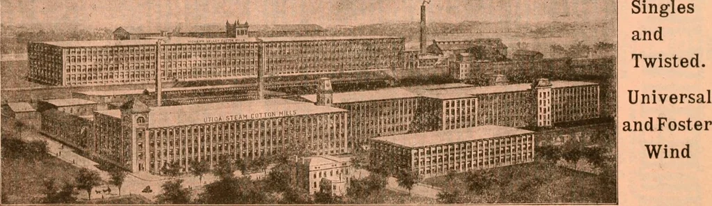 An illustration from Official American textile directory; containing reports of all the textile manufacturing establishments in the United States and Canada, together with the yarn trade index ... Comp. annually by the Textile world journal, 1913, leaf 495