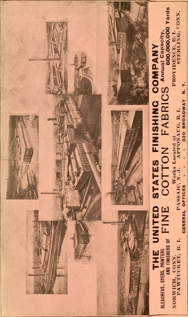 An illustration from Official American textile directory; containing reports of all the textile manufacturing establishments in the United States and Canada, together with the yarn trade index ... Comp. annually by the Textile world journal, 1913, leaf 539