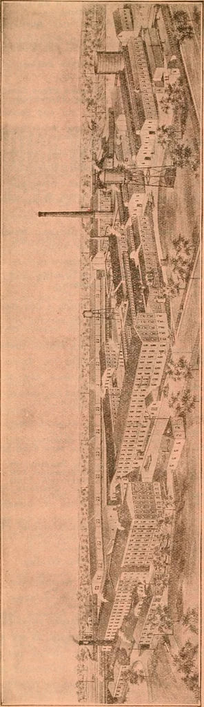 An illustration from Official American textile directory; containing reports of all the textile manufacturing establishments in the United States and Canada, together with the yarn trade index ... Comp. annually by the Textile world journal, 1913, leaf 543