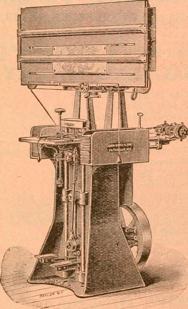 An illustration from Official American textile directory; containing reports of all the textile manufacturing establishments in the United States and Canada, together with the yarn trade index ... Comp. annually by the Textile world journal, 1913, leaf 663