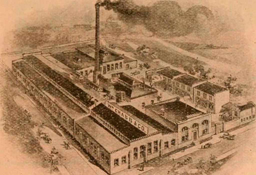 An illustration from Official American textile directory; containing reports of all the textile manufacturing establishments in the United States and Canada, together with the yarn trade index ... Comp. annually by the Textile world journal, 1913, leaf 678