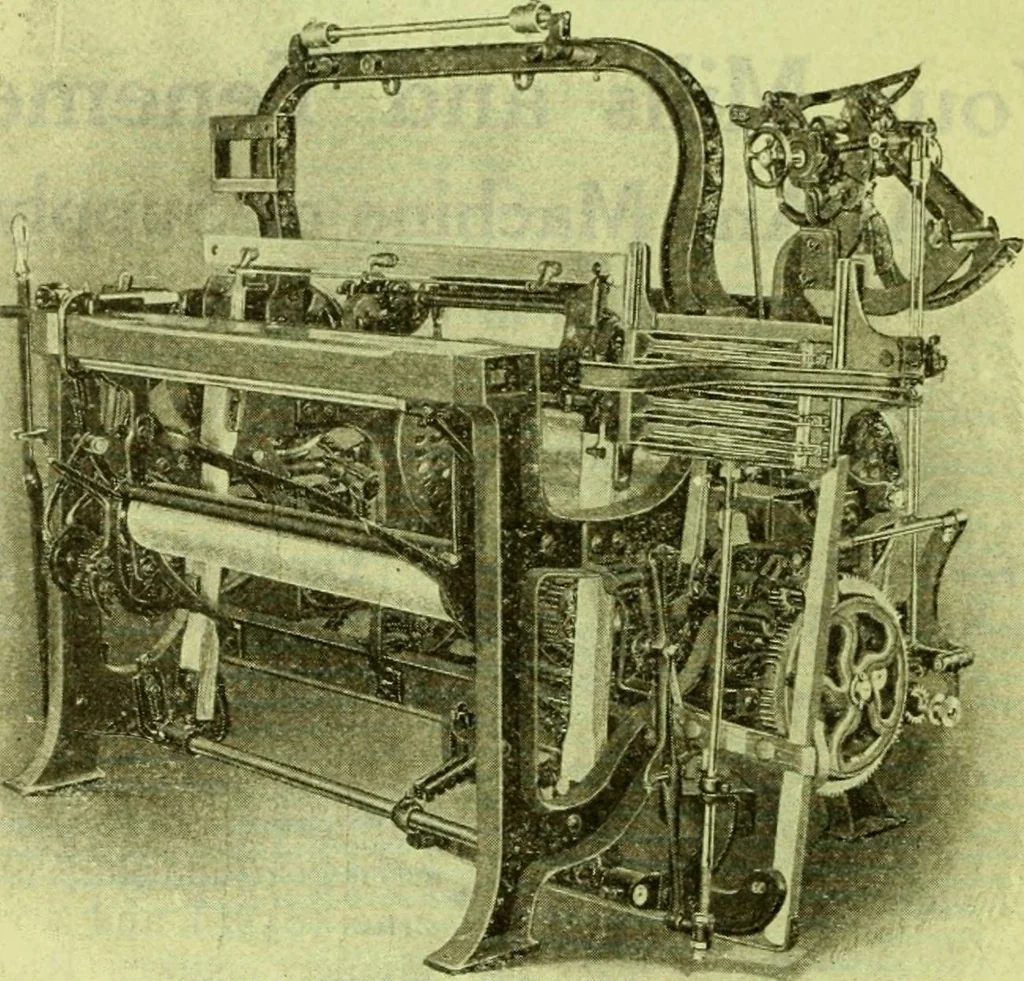 An illustration from Official American textile directory; containing reports of all the textile manufacturing establishments in the United States and Canada, together with the yarn trade index ... Comp. annually by the Textile world journal, 1913, leaf 7