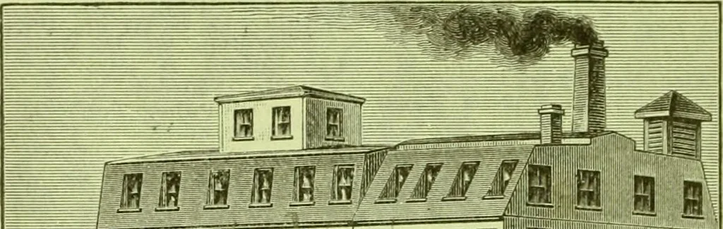 An illustration from Official American textile directory; containing reports of all the textile manufacturing establishments in the United States and Canada, together with the yarn trade index ... Comp. annually by the Textile world journal, 1913, leaf 85