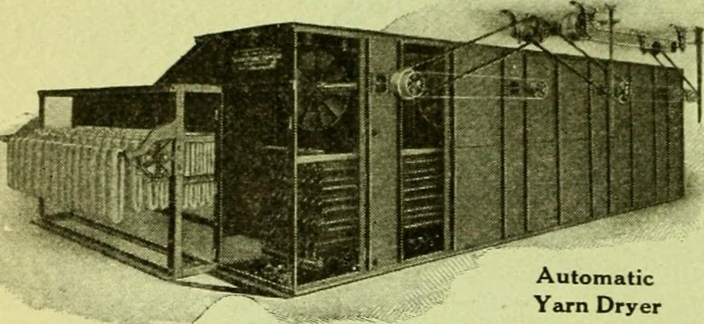 An illustration from Official American textile directory; containing reports of all the textile manufacturing establishments in the United States and Canada, together with the yarn trade index ... Comp. annually by the Textile world journal, 1913, leaf 9