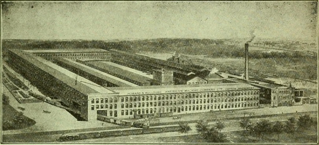 An illustration from Official American textile directory; containing reports of all the textile manufacturing establishments in the United States and Canada, together with the yarn trade index ... Comp. annually by the Textile world journal, 1913, leaf 10