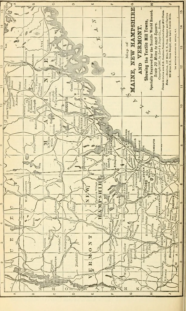 An illustration from Official American textile directory; containing reports of all the textile manufacturing establishments in the United States and Canada, together with the yarn trade index ... Comp. annually by the Textile world journal, 1913, leaf 135
