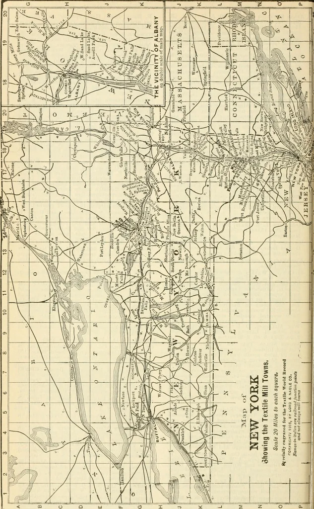 An illustration from Official American textile directory; containing reports of all the textile manufacturing establishments in the United States and Canada, together with the yarn trade index ... Comp. annually by the Textile world journal, 1913, leaf 209