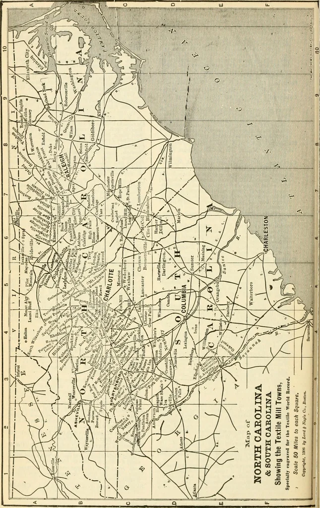 An illustration from Official American textile directory; containing reports of all the textile manufacturing establishments in the United States and Canada, together with the yarn trade index ... Comp. annually by the Textile world journal, 1913, leaf 247