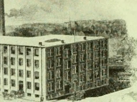 An illustration from Official American textile directory; containing reports of all the textile manufacturing establishments in the United States and Canada, together with the yarn trade index ... Comp. annually by the Textile world journal, 1913, leaf 27