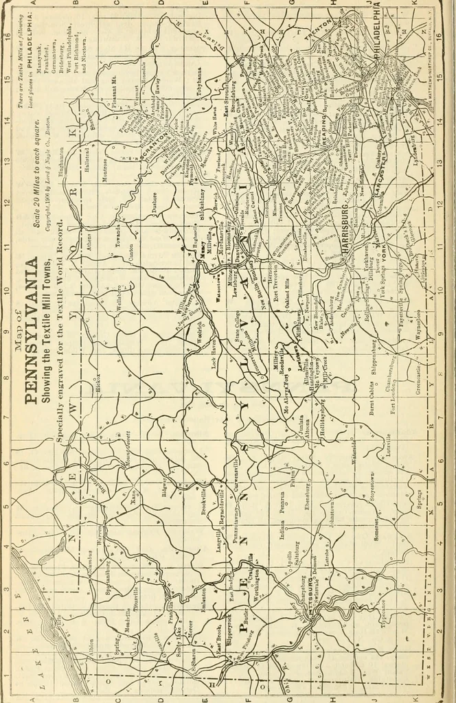 An illustration from Official American textile directory; containing reports of all the textile manufacturing establishments in the United States and Canada, together with the yarn trade index ... Comp. annually by the Textile world journal, 1913, leaf 303