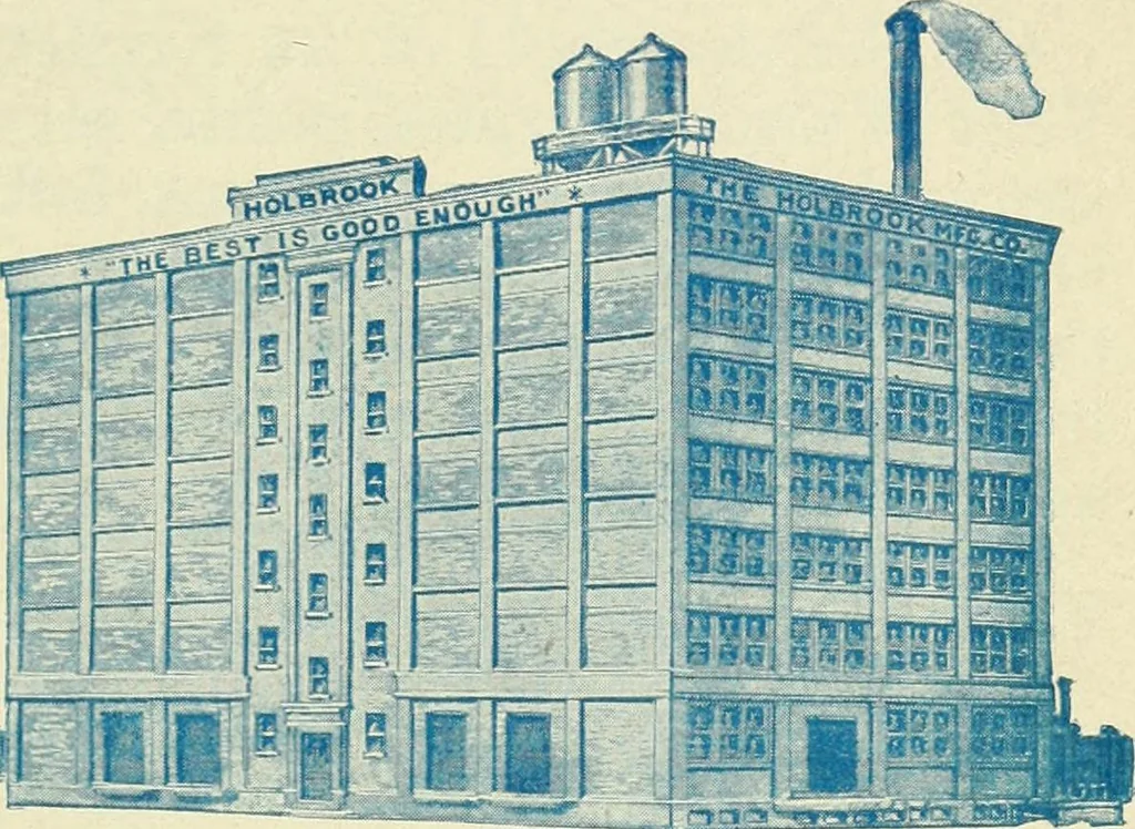 An illustration from Official American textile directory; containing reports of all the textile manufacturing establishments in the United States and Canada, together with the yarn trade index ... Comp. annually by the Textile world journal, 1913, leaf 32