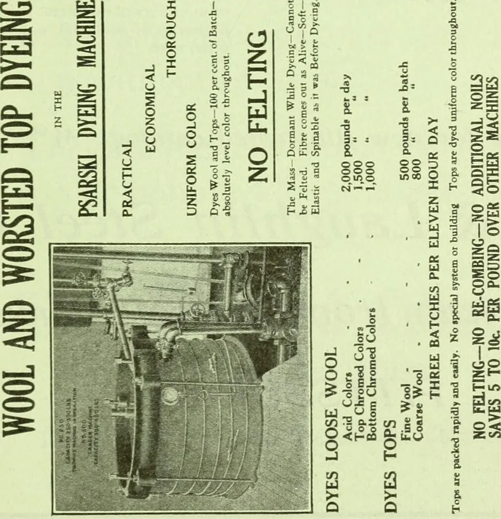 An illustration from Official American textile directory; containing reports of all the textile manufacturing establishments in the United States and Canada, together with the yarn trade index ... Comp. annually by the Textile world journal, 1913, leaf 42