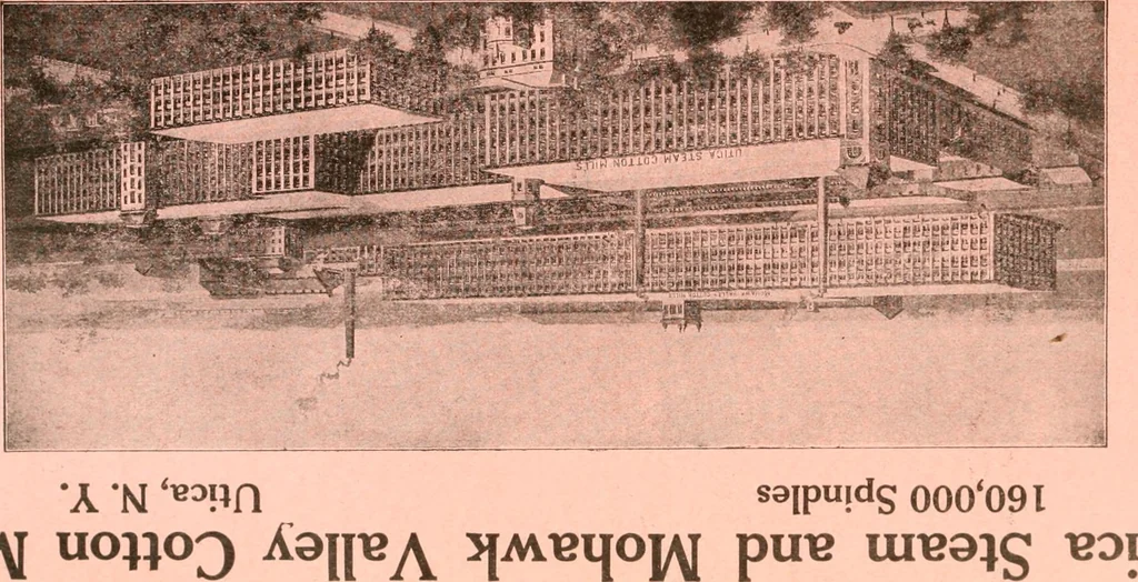An illustration from Official American textile directory; containing reports of all the textile manufacturing establishments in the United States and Canada, together with the yarn trade index ... Comp. annually by the Textile world journal, 1913, leaf 461