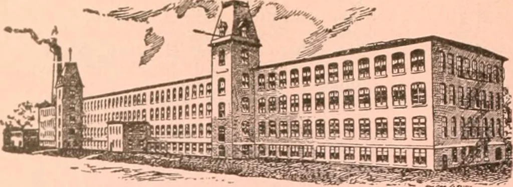 An illustration from Official American textile directory; containing reports of all the textile manufacturing establishments in the United States and Canada, together with the yarn trade index ... Comp. annually by the Textile world journal, 1913, leaf 467
