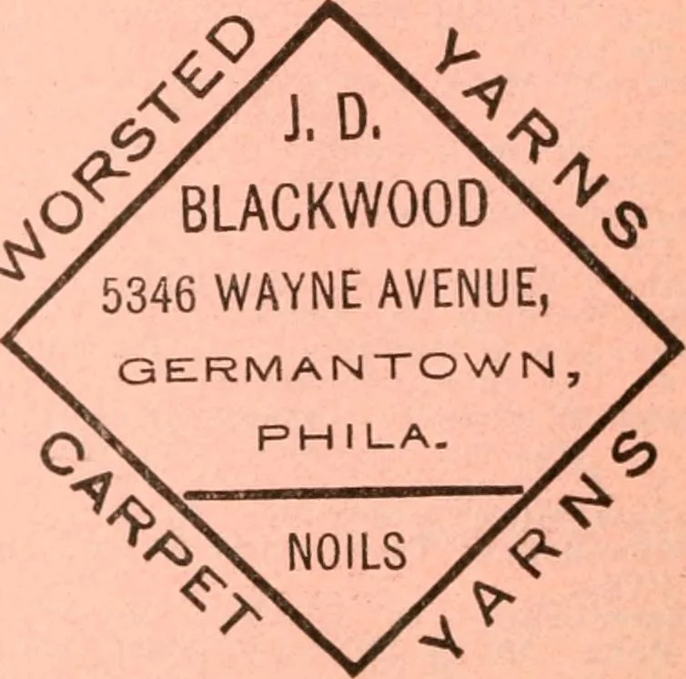 An illustration from Official American textile directory; containing reports of all the textile manufacturing establishments in the United States and Canada, together with the yarn trade index ... Comp. annually by the Textile world journal, 1913, leaf 485