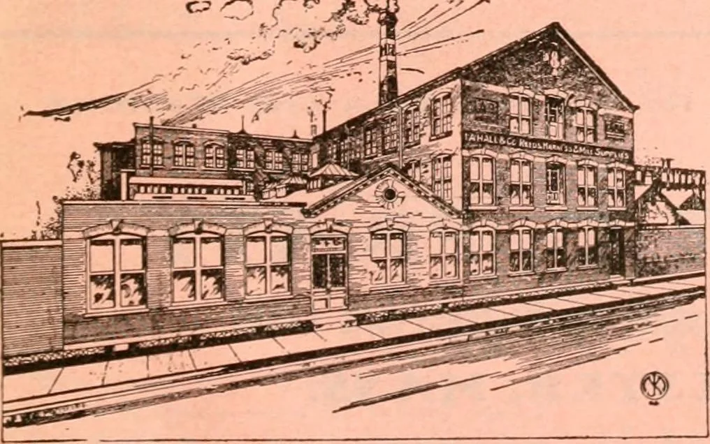 An illustration from Official American textile directory; containing reports of all the textile manufacturing establishments in the United States and Canada, together with the yarn trade index ... Comp. annually by the Textile world journal, 1913, leaf 626