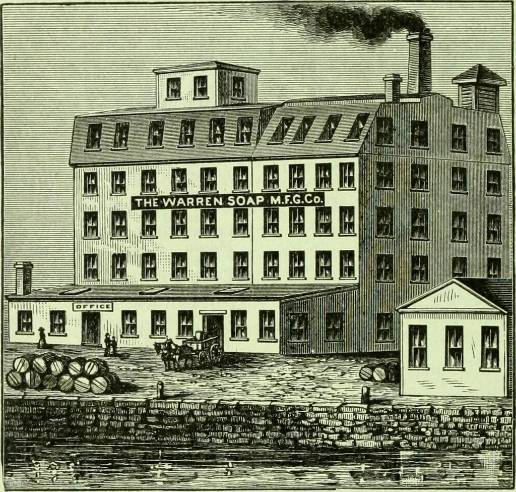 An illustration from Official American textile directory; containing reports of all the textile manufacturing establishments in the United States and Canada, together with the yarn trade index ... Comp. annually by the Textile world journal, 1913, leaf 85