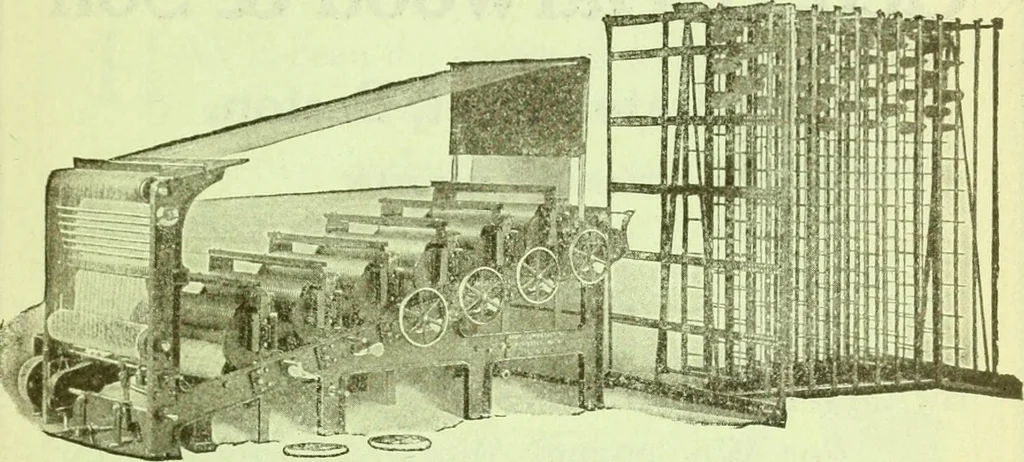 An illustration from Official American textile directory; containing reports of all the textile manufacturing establishments in the United States and Canada, together with the yarn trade index ... Comp. annually by the Textile world journal, 1914, leaf 12