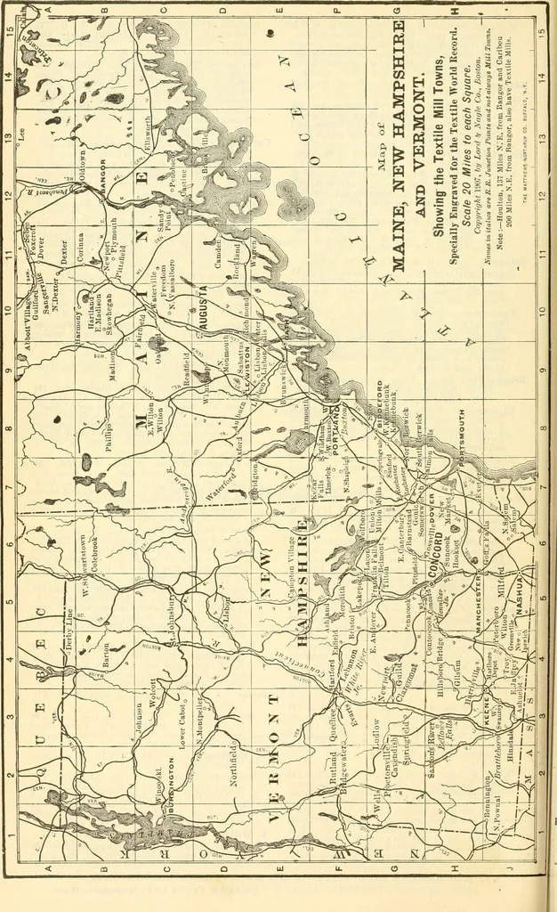 An illustration from Official American textile directory; containing reports of all the textile manufacturing establishments in the United States and Canada, together with the yarn trade index ... Comp. annually by the Textile world journal, 1914, leaf 135
