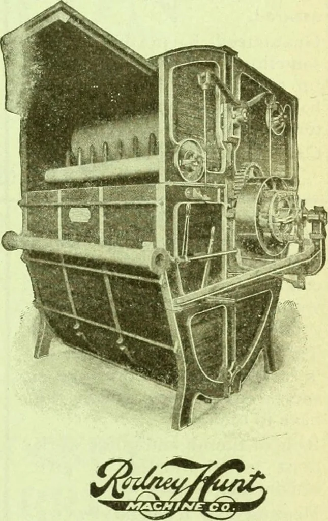 An illustration from Official American textile directory; containing reports of all the textile manufacturing establishments in the United States and Canada, together with the yarn trade index ... Comp. annually by the Textile world journal, 1914, leaf 16