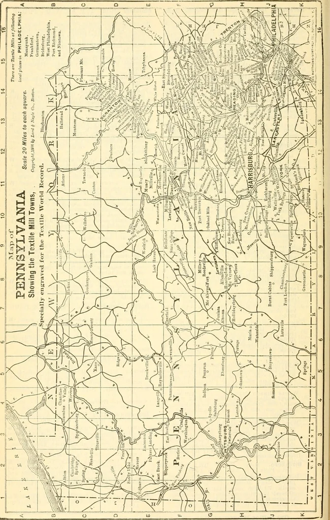 An illustration from Official American textile directory; containing reports of all the textile manufacturing establishments in the United States and Canada, together with the yarn trade index ... Comp. annually by the Textile world journal, 1914, leaf 309