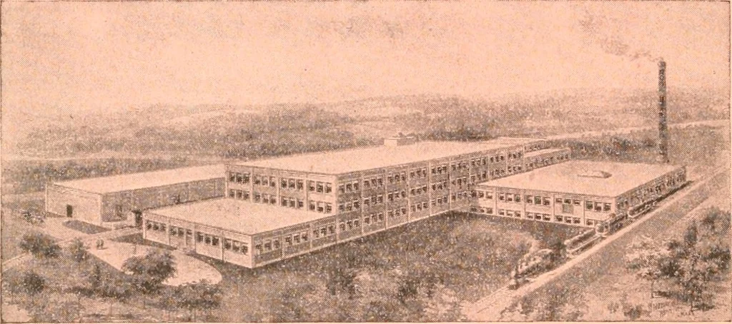 An illustration from Official American textile directory; containing reports of all the textile manufacturing establishments in the United States and Canada, together with the yarn trade index ... Comp. annually by the Textile world journal, 1914, leaf 317