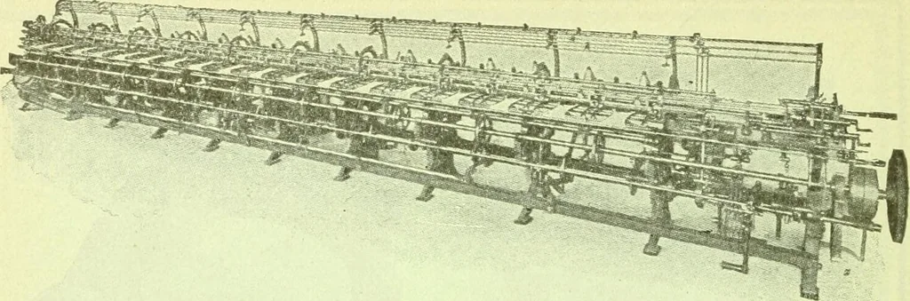 An illustration from Official American textile directory; containing reports of all the textile manufacturing establishments in the United States and Canada, together with the yarn trade index ... Comp. annually by the Textile world journal, 1914, leaf 45