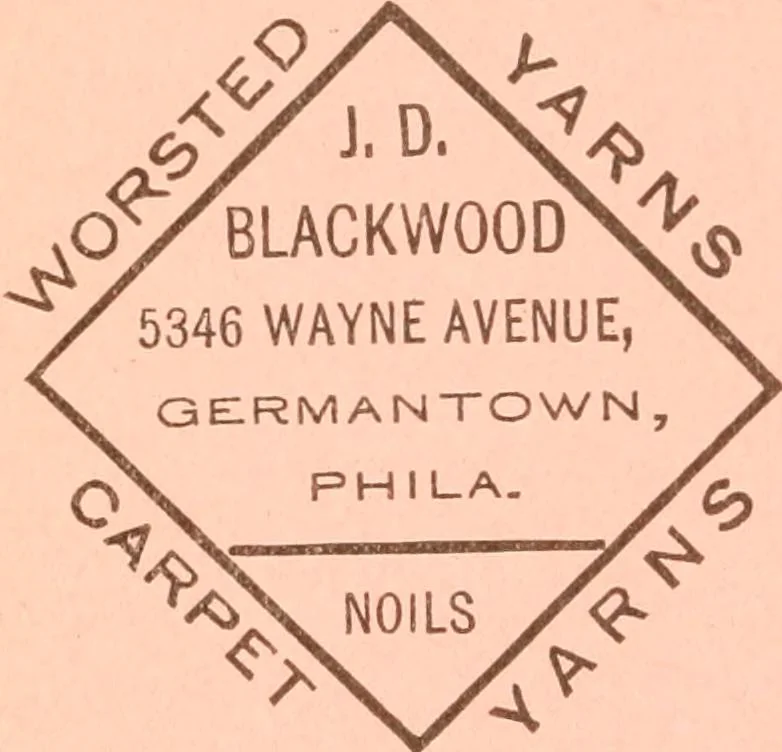 An illustration from Official American textile directory; containing reports of all the textile manufacturing establishments in the United States and Canada, together with the yarn trade index ... Comp. annually by the Textile world journal, 1914, leaf 483